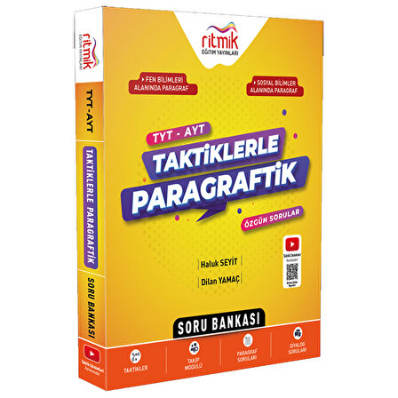 Ritmik Eğitim Yayınları TYT AYT Tatktiklerle Paragraftik Soru Bankası