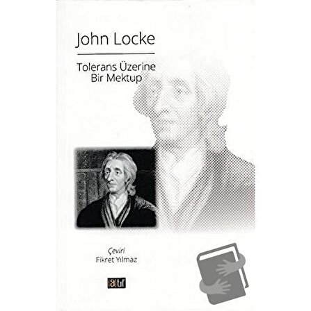 Tolerans Üzerine Bir Mektup / Atıf Yayınları / John Locke