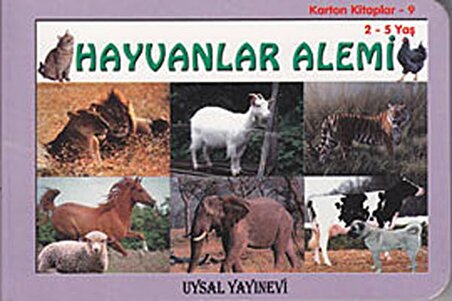 Karton Kitaplar 9 - Hayvanlar Alemi