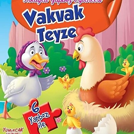 Vakvak Teyze Ciltli Hikayeli Yapboz Eğlencesi - Kolektif - Yumurcak Yayınları