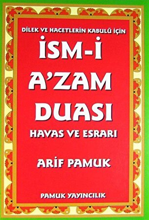 İsm-i A'zam Duası Havas ve Esrarı (DUA-029) / Arif Pamuk