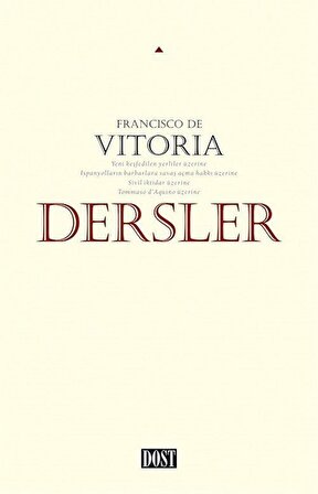 Dersler / Francisco de Vitoria