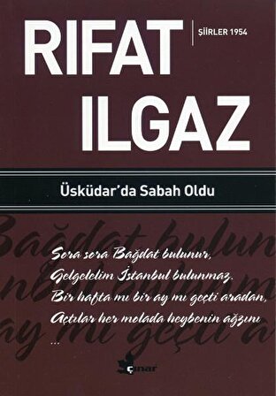 Üsküdar’da Sabah Oldu - Şiirler 1954 - Rıfat Ilgaz - Çınar Yayınları