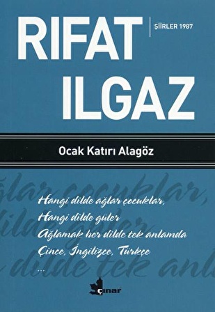 Ocak Katırı Alagöz - Şiirler 1987 - Rıfat Ilgaz - Çınar Yayınları