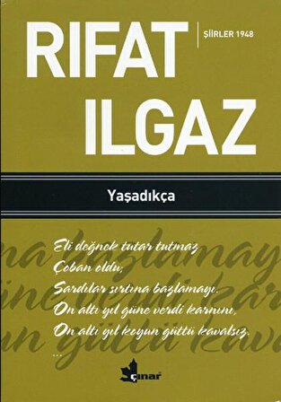 Yaşadıkça - Şiirler 1948 - Rıfat Ilgaz - Çınar Yayınları