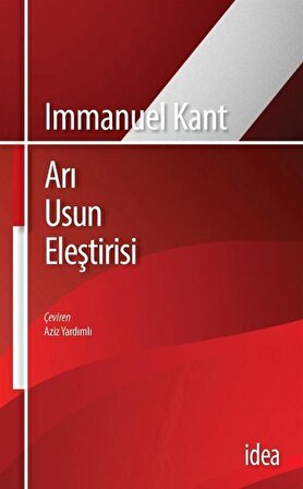 Arı Usun Eleştirisi (Karton Kapak) / Immanuel Kant