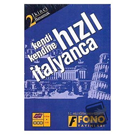 Hızlı İtalyanca 2. Basamak (2 kitap + 3 CD) / Fono Yayınları / Kolektif