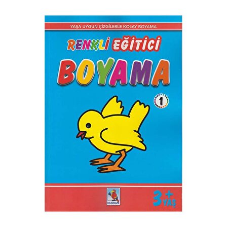 Renkli Eğitici Boyama - 1   3+ Yaş