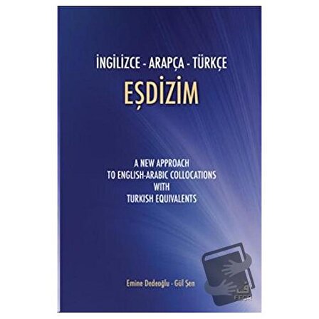 İngilizce Arapça Türkçe Eşdizim / Fecr Yayınları / Emine Dedeoğlu,Gül Şen