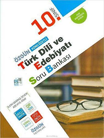 Özgün Yayınları 10. Sınıf Türk Dili Ve Edebiyatı Konu Özetli  Soru Bankası
