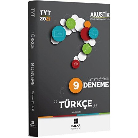 Başka TYT Türkçe Akustik 9 Deneme 