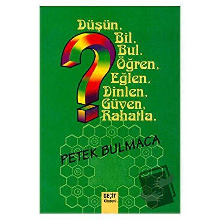 Petek Bulmaca / Geçit Kitabevi / Kolektif