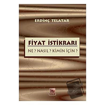 Fiyat İstikrarı / İmaj Yayıncılık / Erdinç Telatar