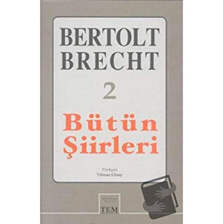 Bütün Şiirleri 2 / Mitos Boyut Yayınları / Bertolt Brecht