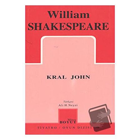 Kral John / Mitos Boyut Yayınları / William Shakespeare
