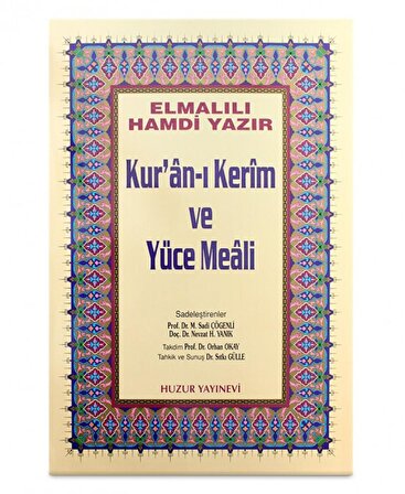 Cami Boy Kur’an-ı Kerim ve Yüce Meali (Hafız Osman Hattı)