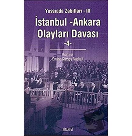 İstanbul   Ankara Olayları Davası; Yassıada Zabıtları 3 (Ciltli) / Kitabevi
