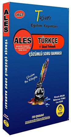  Tasarı Eğitim Yayınları ALES Türkçe Çözümlü Soru Bankası