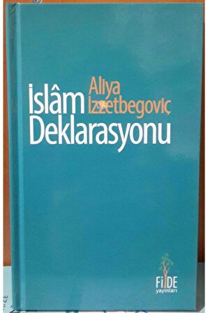 Islam Deklarasyonu, Ciltli, Aliya Izzetbegoviç