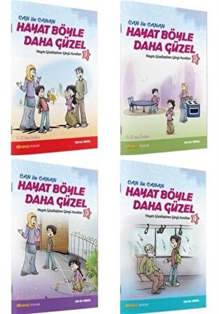 Can İle Canan Hayat Böyle Daha Güzel Hayatı Güzelleştiren Görgü Kuralları (4 Kitap Takım) / Harun Kırkıl