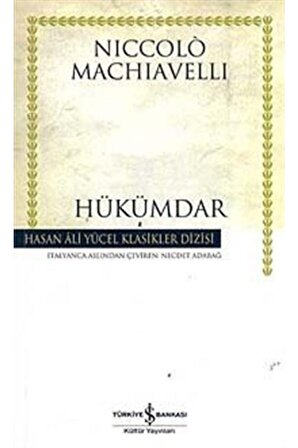 Hükümdar - Niccolo Machiavelli - İş Bankası Kültür Yayınları