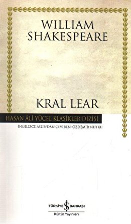 Kral Lear - William Shakespeare - İş Bankası Kültür Yayınları