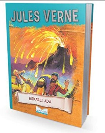 Esrarlı Ada Ciltli - Jules Verne - Mavi Göl Yayınları