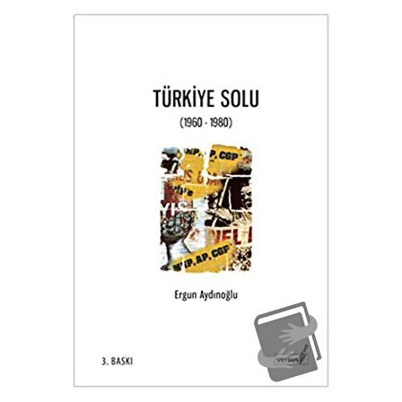 Türkiye Solu 1960 1980 / Versus Kitap Yayınları / Ergun Aydınoğlu
