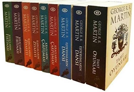 Game Of Thrones - Taht Oyunları (9 Kitap Set Özel Kutulu) - George R. R. Martin