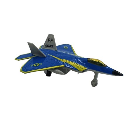 Oyuncak Savaş Uçağı Sesli Işıklı Metal Savaş Uçağı 16cm.