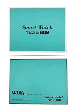 7 In 1 Akıllı Saat Y60 Ultra Plus 7 Kordon Koruma Kılıf Hediyeli Smart Watch