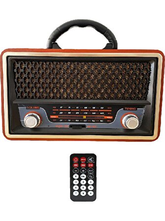 Mkey RDL-4617 Bluetooth - Tf Kart - USB Nostaljik Radyo