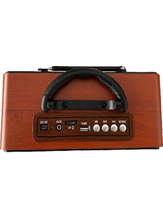 Mkey RDL-4617 Bluetooth - Tf Kart - USB Nostaljik Radyo