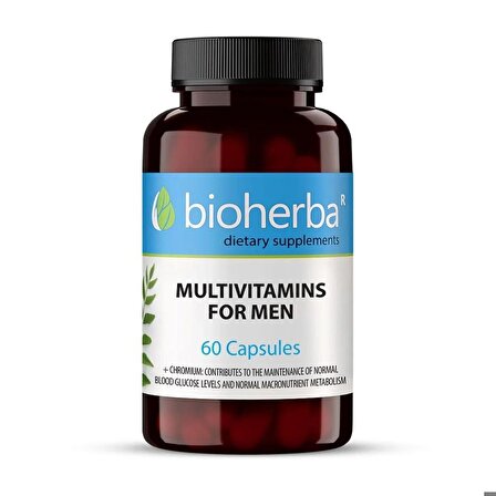 BİOHERBA MULTIVITAMINS FOR MEN 60 capsules
