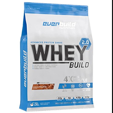 Everbuild Whey Protein Build 2.0 2.27kg 70 SERVİS