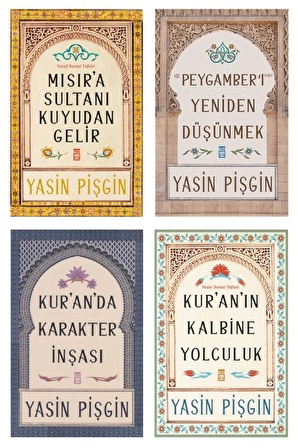 Yasin Pişgin Kuranın Kalbine Yolculuk Seti (4 Kitap)