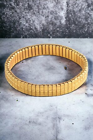 Esneyebilen italyan gold vip kadın çelik bileklik 0.8cm