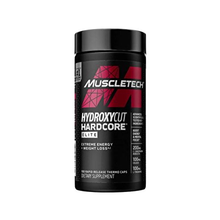 MuscleTech Hydroxycut Hardcore Elite Fat Burner - 100 Capsules