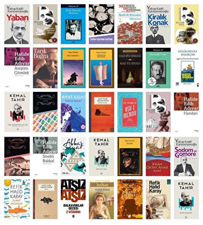Cumhuriyet Dönemi Türk Edebiyatı Popüler Romanları 34 Kitap