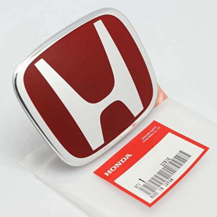 Honda civic fc5 ön panjur logosu arması kırmızı logo