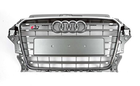 Audi a3 s3 ön panjur ızgara krom gri 2013 / 2016