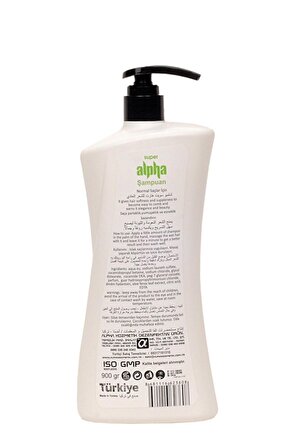 Super Alpha Normal Saçlar İçin Şampuan Aloe Vera Yağı 900gr