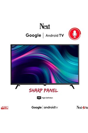 Next YE-32020GG4 32" 82 Ekran HD Google Android TV Ses Komut Kontrol