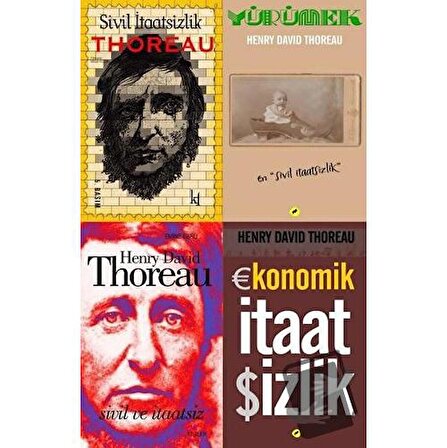 Henry David Thoreau Seti   4 Kitap Takım / Kafe Kültür Yayıncılık / Henry David