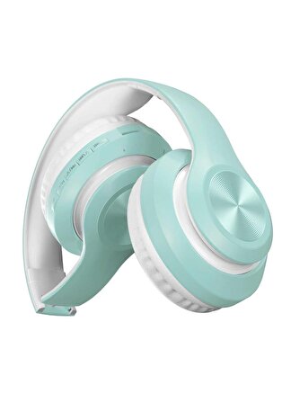 Ecotech P68 Mavi Kafa Üstü Bluetooth Stereo Kulaklık+Micro Sd Kart Yuvası 