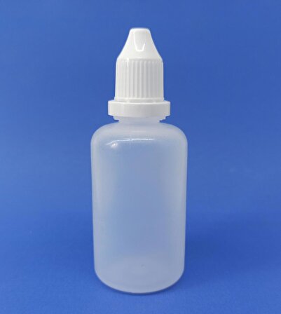 25 Adet 50 Ml Boş Plastik Numune-likit-kolonya-parfüm-sıvı-göz damlası-deney Şişesi damla uçlu 50 cc Kırılır Kapak şişe