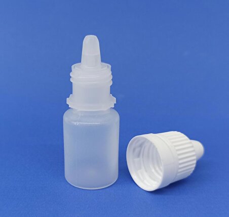 100 Adet 5 Ml Boş Plastik Numune-likit-kolonya-parfüm-sıvı-göz damlası-deney Şişesi damla uçlu 5 cc Kırılır Kapak şişe