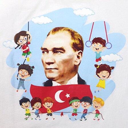 Muzipo Kids Atatürk Baskılı Çocuk Tişört