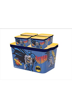 Batman 5 Li Oyuncak Ve Hobi Kutu Seti---TP60150SET2