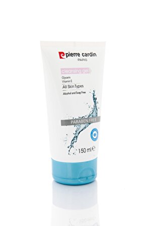 Pierre Cardin Tüm Ciltler için Arındırıcı E Vitaminli-Parabensiz Yüz Temizleme Jeli 150 ml 